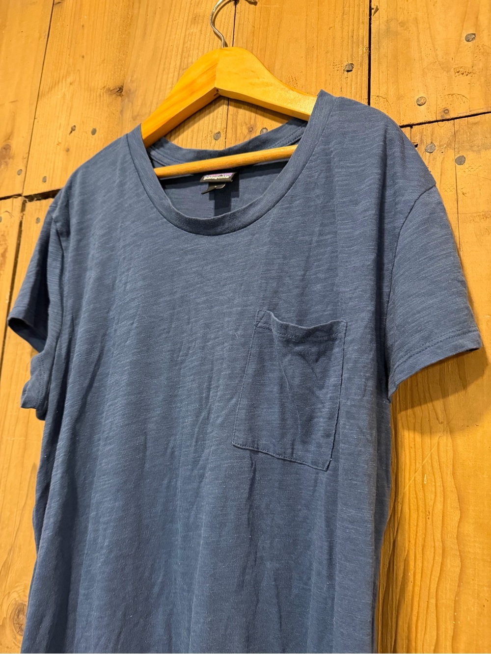 Patagonia Slate Blue Short Sleeve Pocket Tee